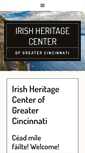 Mobile Screenshot of irishcenterofcincinnati.com