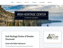 Tablet Screenshot of irishcenterofcincinnati.com